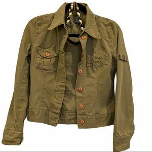 JOE’S JEANS Army Olive Utility Jean Jacket